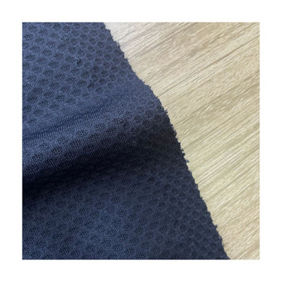Garment Materials 100% Polyester Knitted Jacquard Soccer Mesh Fabric For Sportswear