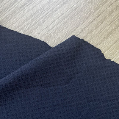 Garment Materials 100% Polyester Knitted Jacquard Soccer Mesh Fabric For Sportswear
