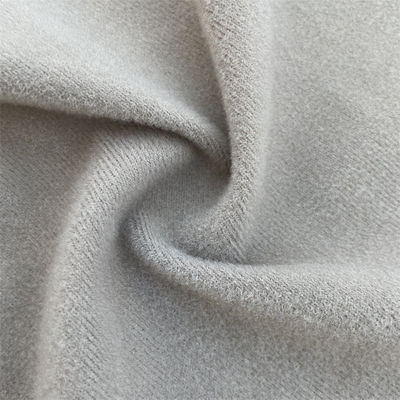 Soft Knitted Plain Micro Lining Velvet Fabric For Bath Slippers 145-155cm Width