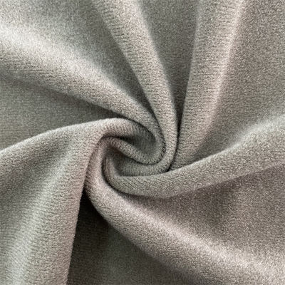 Soft Knitted Plain Micro Lining Velvet Fabric For Bath Slippers 145-155cm Width